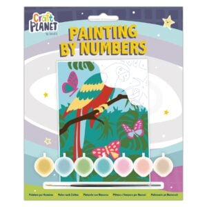 Mini Paint By Numbers Kit  - Parrot