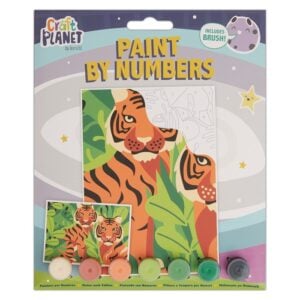 Mini Paint By Numbers - Tiger