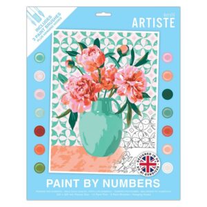 Paint By Numbers – Beautiful Bouquet – 14 colours” 3 brushes