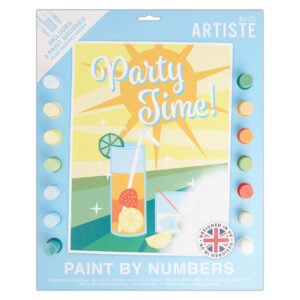 Paint By Numbers – Party Time – 14 colours” 3 brushes