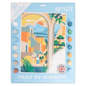 Paint By Numbers - Aegean Sunset - 14 colours" 3 brushes