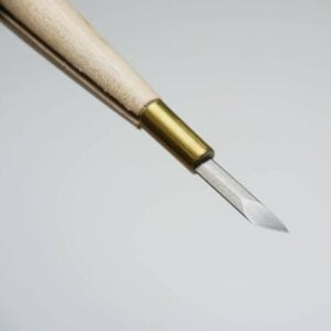 Michihamono – Japanese Woodblock Print Chisel Linocut Tools – Knife-tool Right 6.0mm