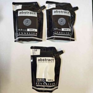 CLEARANCE STOCK – Sennelier – Abstract Acrylic Paint – 500ml x3