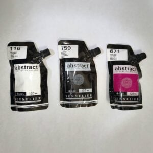 CLEARANCE STOCK - Sennelier – Abstract Acrylic Paint – 120ml x3