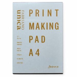 Jackson’s Unica A4 Printmaking Pad – 250 gsm – 15 Sheets