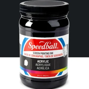 Speedball Acrylic Screen Printing Ink – Black – 32 fl oz (946 ml)
