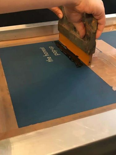 Screen Printing Process Step by Step At Home | Hickman Design