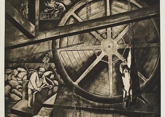 Sue Coe The Large Hog Hoist