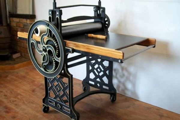 Antique Etching Press Kimberly Laird Photography
