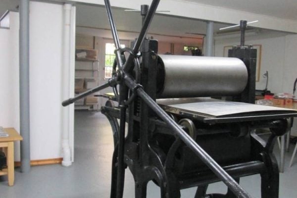 Antique Etching Press Kimberly Laird Photography