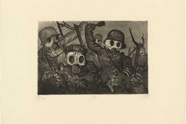 Otto Dix Shock Troops Advance Under Gas