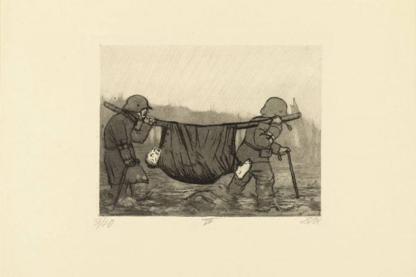 Otto Dix Transporting the Wounded in Houthulst Forest