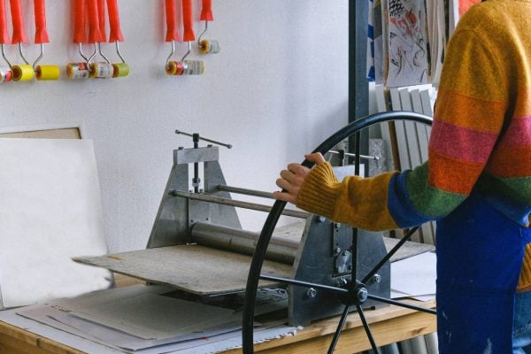 Etching Press Source: Pexels